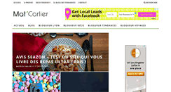 Desktop Screenshot of matcarlier.fr